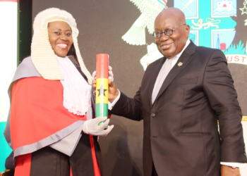 Justice Gertrude Torkornoo sworn-in as Chief Justice