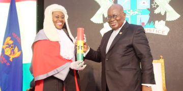 Justice Gertrude Torkornoo sworn-in as Chief Justice