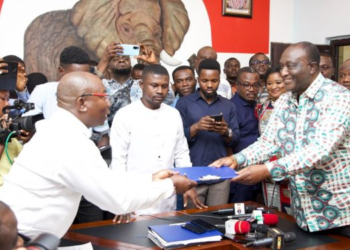 NPP flagbearership race: Alan submits nomination forms
