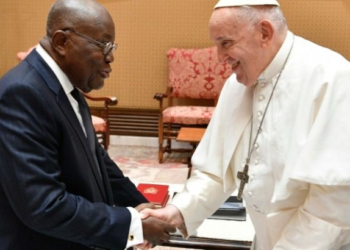 President Akufo-Addo holds talks with Pope Francis