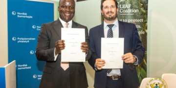 Ghana signs US$50 million emission reduction payment agreement under LEAF coalition