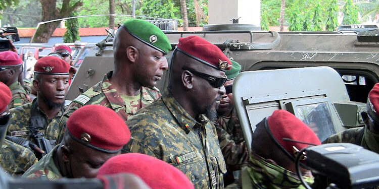 Guinea’s military junta dissolves the government and closes the country’s borders