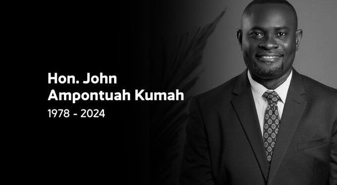John Ampontuah Kumah, Esq, Deputy Finance Minister is dead