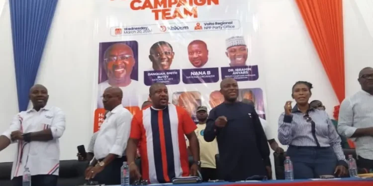 Volta Regional NPP campaign teams and committees inaugurated