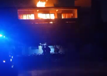 Fire damages parts of Adenta Community Basic School