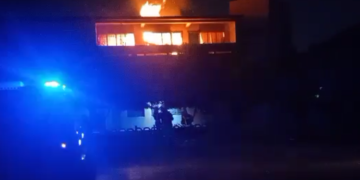 Fire damages parts of Adenta Community Basic School