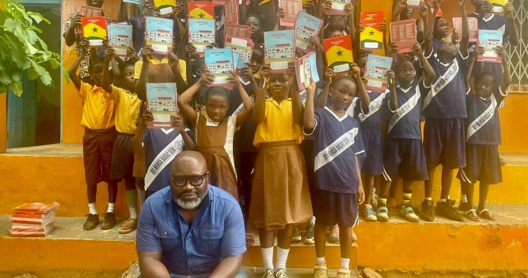 Eduwatch’s Kofi Asare begins distribution of 10,000 exercise books to underprivileged pupils
