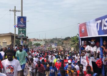 Images : NPP holds health walk in Sekondi-Takoradi