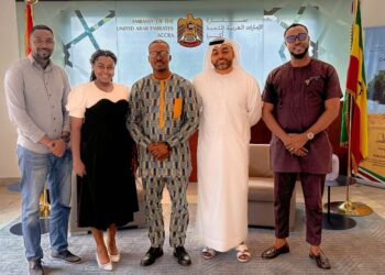 Ghana-Russia Center team discusses youth initiatives during UAE Embassy visit