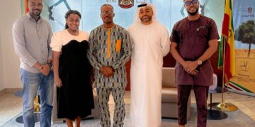 Ghana-Russia Center team discusses youth initiatives during UAE Embassy visit