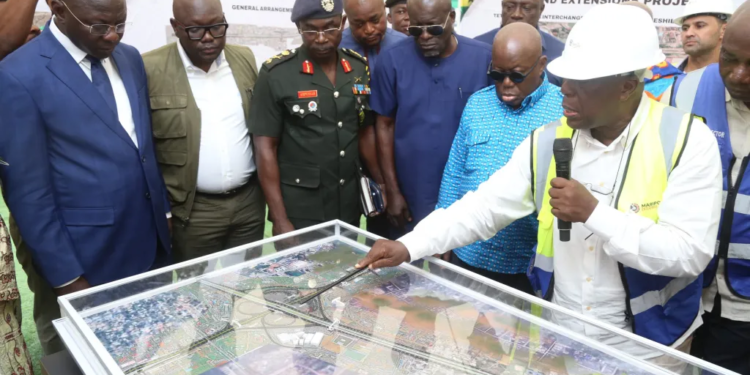 Akufo-Addo cuts sod for Accra – Tema Motorway expansion project