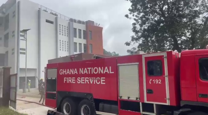 Fire guts Job 600 building in Parliament [Update]