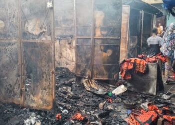 Fire destroys over 40 shops at Kwadaso Market in Kumasi