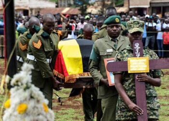 Rebecca Cheptegei: Slain Ugandan Olympian buried with full military honours
