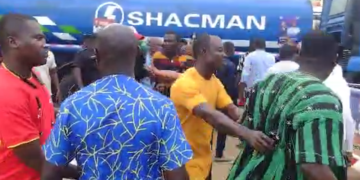 Gomoa West: NPP’s Baisie Nkum accuses MP Richard Gyan Mensah of pulling a gun at DRIP Commissioning