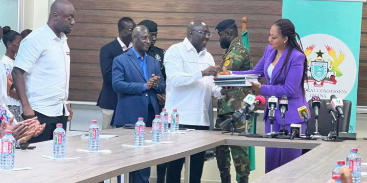 Election 2024: Bawumia submits nomination at EC headquarters