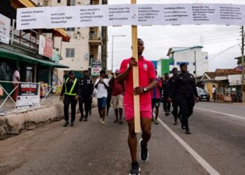 Muslim Teacher stages solo protest against Anti-LGBTQ+ Bill