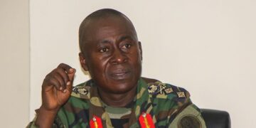 Major General Onwona warns Officers against partisan politics