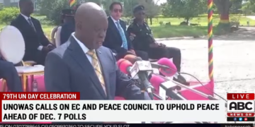 UNOWAS calls on EC and Peace Council to uphold peace ahead of Dec. 7 polls