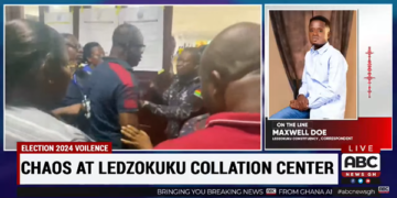 #ThePollCentre: Gunfire reported at Ledzokuku collation centre
