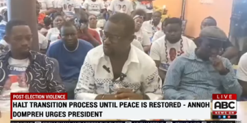 Halt transition process until EC declares all outstanding seats – Annoh-Dompreh to Akufo-Addo