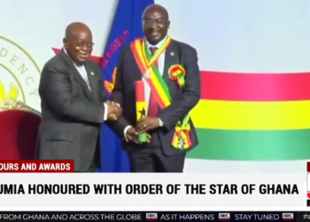 [IMAGES]: Dr. Bawumia honored with order of the star of Ghana