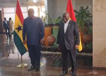 Mahama meets Akufo-Addo to inaugurate National Transition Team
