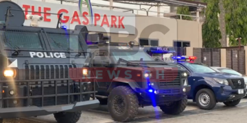 Warning shots fired as NDC supporters besiege Ghana Gas