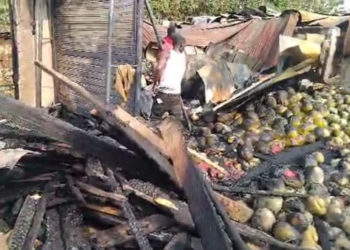 Fire guts over 30 shops at race course market in Kumasi, traders left devastated