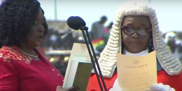 Jane Opoku-Agyemang sworn in as Ghana’s first female Vice President