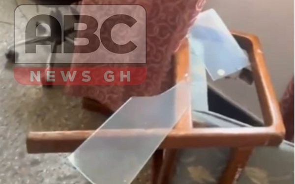 Suspected NDC thugs ransack Ablekuma North Collation Center [IMAGES]