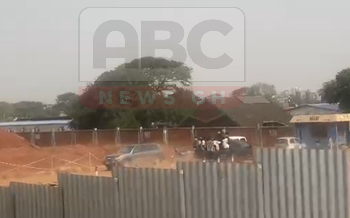 ‘This land belongs to us’ Nmati Abonase Taskforce halts ongoing construction at Trade Fair [IMAGES]