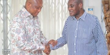 Ablakwa pays courtesy visit to Obed Asamoah ahead of vetting as Foreign Minister-Designate