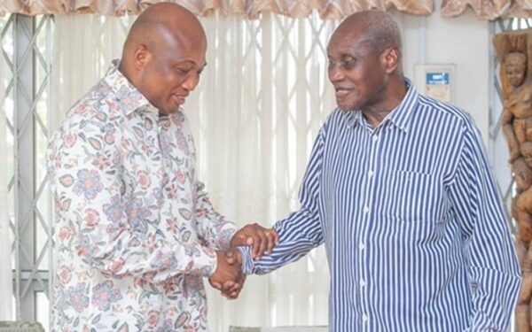 Ablakwa pays courtesy visit to Obed Asamoah ahead of vetting as Foreign Minister-Designate
