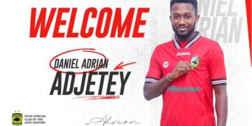 Daniel Adrian Adjetey Excited to Embark on New Journey with Asante Kotoko