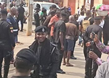 One person arrested; heavy security presence and high-level NPP members at re-run ground