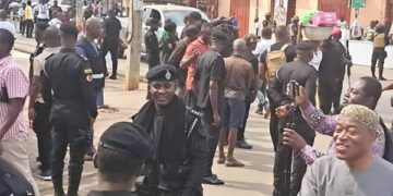 One person arrested; heavy security presence and high-level NPP members at re-run ground