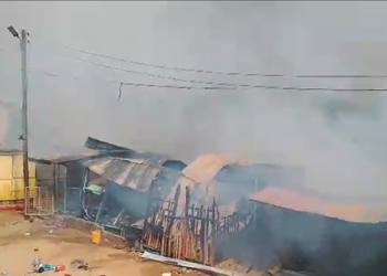 Multiple houses and shops set ablaze at Tantra Hill
