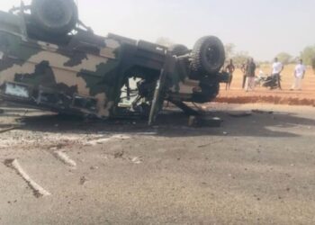 One Soldier dead, four injured in horrific military vehicle accident on Bawku-Bolgatanga Highway