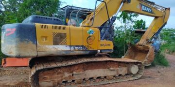 Galamsey: 10 excavators, bulldozer seized in joint forestry and military operation