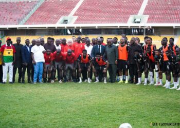 President Mahama Visits Black Stars Camp, Boosts Morale Ahead of Crucial Qualifiers