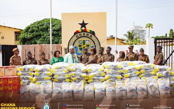 Interior Minister donates food items to Ghana Prisons Service for Ramadan