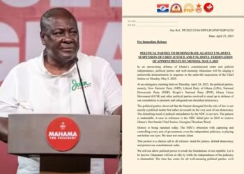 NPP and 4 other parties to stage a demonstration against the suspension of CJ on May 5