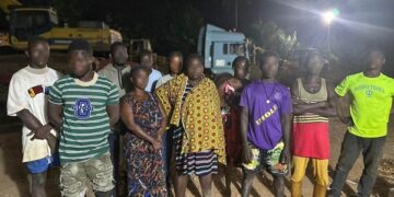 Galamsey: Police arrest 10 suspects near Nimiri Forest in Samreboi