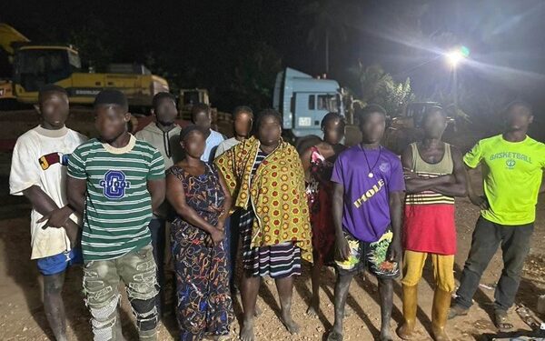 Galamsey: Police arrest 10 suspects near Nimiri Forest in Samreboi