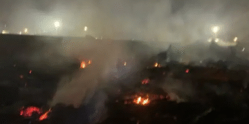 Fire destroys over 150 structures at Madina Redco Flats, one dead