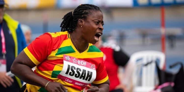 Ghana’s Paralympian Zinabu Issah Wins Gold with 29.25 Record in Discuss Throw at WPA 2025 Marrakesch Grand Prix.