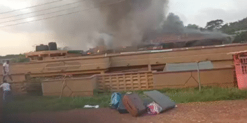 Fire guts top floor of Kwadaso SDA Nursing Hostel