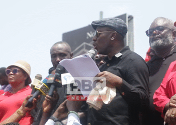 “He struck my chest without provocation” — Minority Leader accuses Police Officer of assault during protest