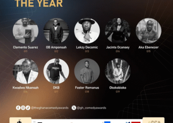 Ghana Comedy Awards 2025 promises the biggest night of laughter and star-studded performances this Saturday